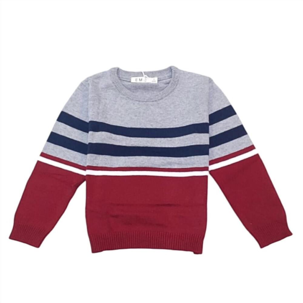 NEW EMC boy's knit sweater in multi